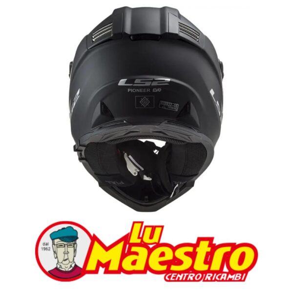 Casco Integrale LS2 MX436 PIONEER EVO Nero Opaco Helmet Full Face Matt Black