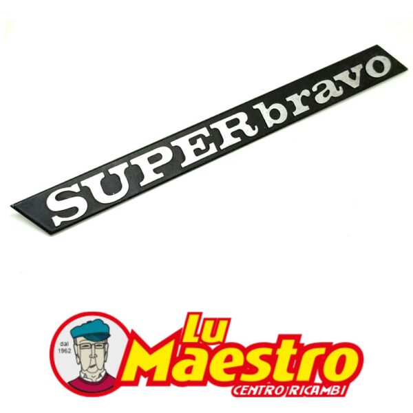 Emblema rigido Sinistro Superbravo Originale Piaggio per Super Bravo 50 226339