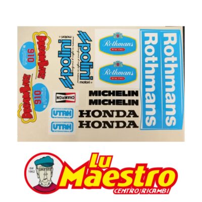 Tabella Adesivi Originale Polini per MInimoto 143.635.021 15 pz Dreambike Honda Rothmans