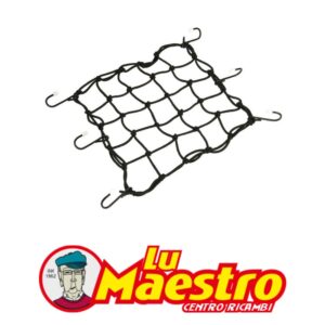 Z7727-003-00 Rete Elastica IXS per Serbatoio e Bagagli Portatutto 6 Ganci 40x40