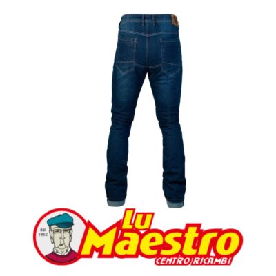 Pantalone Jeans Moto Humans HM83 Texas CE Man Colorado Blu Elasticizzati con Rinforzi
