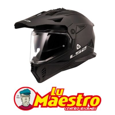 Casco Integrale LS2 MX702 PIONEER II Nero Opaco Helmet Full Face Matt Black_4