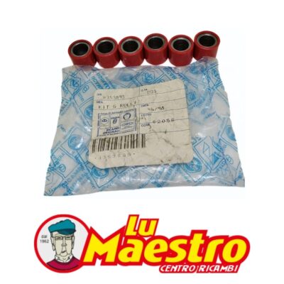 4353895 Kit 6 Rulli Originale PIAGGIO GILERA APRILIA per Scooter 19x17 12,5 GR