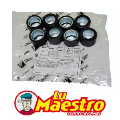 Kit 8 Rulli Originale PIAGGIO per Scooter BEVERLY 350 SPORT TOURING X10 350cc 25X16 16Gr